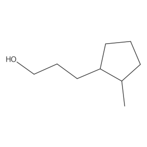 rel-(1R,2S)-2-Methylcyclopentanepropanol结构式