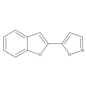 Isoxazole, 5-(2-benzofuranyl)- Structure