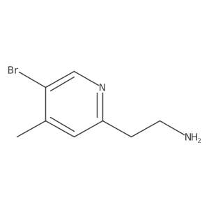 2-(5-Bromo-4-methyl-pyridin-2-YL)-ethylamine Structure