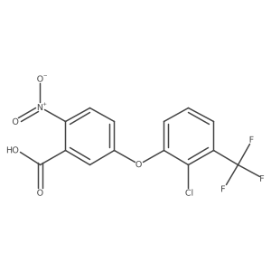 2-Nitro-5-(2-chloro-trifluoromethyl phenoxy)benzoic acid Structure