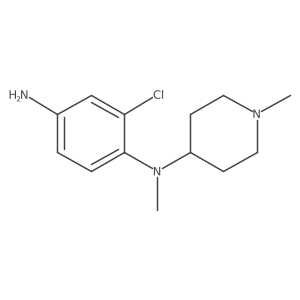 2-chloro-N1-methyl-N1-(1-methyl-4-piperidinyl)-1,4-Benzenediamine Structure