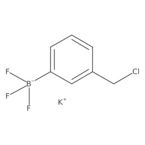 Potassium (3-(chloromethyl)phenyl)trifluoroborate Structure