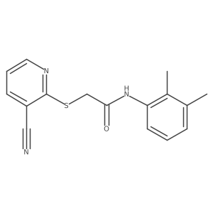 2-[(3-cyanopyridin-2-yl)sulfanyl]-N-(2,3-dimethylphenyl)acetamide Structure