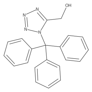 (1-trityl-1H-tetrazol-5-yl)-methanol Structure