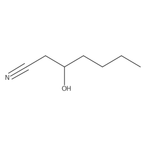 (3S)-3-Hydroxyheptanenitrile结构式