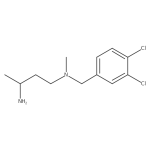 [1-N-(3,4-Dichlorobenzyl)]-N-methylbutan-1,3-diamine Structure