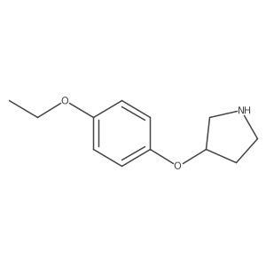 3-(4-Ethoxyphenoxy)pyrrolidine Structure
