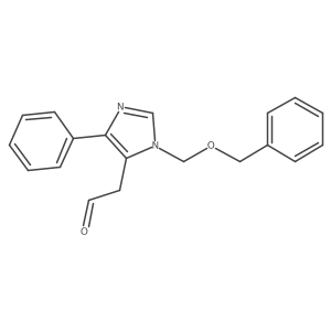 4-Phenyl-1-[(phenylmethoxy)methyl]-1H-imidazole-5-acetaldehyde结构式