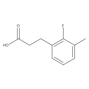 3-(2-Fluoro-3-methyl-phenyl)-propionic acid Structure