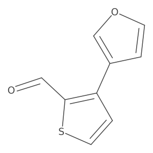 3-(Furan-3-yl)thiophene-2-carbaldehyde Structure