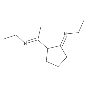 N-[1-[2-(Ethylimino)cyclopentyl]ethylidene]ethanamine结构式