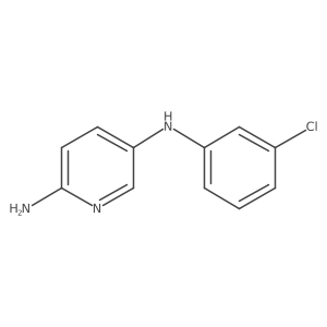 N5-(3-chlorophenyl)pyridine-2,5-diamine Structure