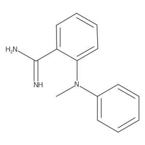 2-(Methylphenylamino)benzenecarboximidamide结构式