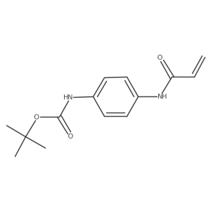 tert-butyl N-[4-(prop-2-enoylamino)phenyl]carbamate Structure