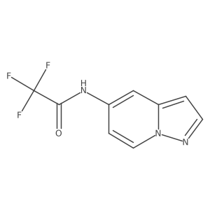Acetamide, 2,2,2-trifluoro-N-pyrazolo[1,5-a]pyridin-5-yl-结构式