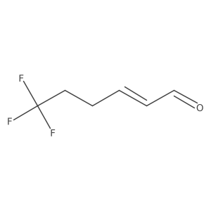 6,6,6-Trifluoro-2-trans-hexenal结构式
