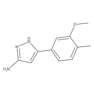 3-Amino-5-(3-methoxy-4-methylphenyl)pyrazole Structure