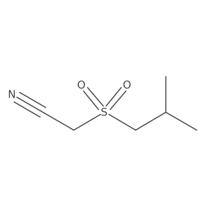 (2-Methyl-propane-1-sulfonyl)-acetonitrile结构式