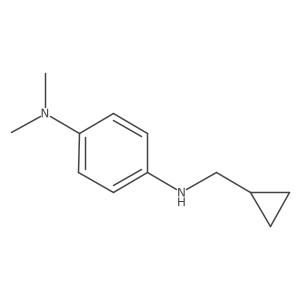 N4-(cyclopropylmethyl)-N1,N1-dimethylbenzene-1,4-diamine结构式