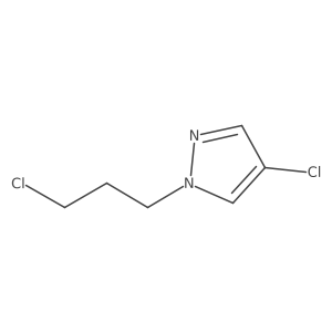 4-chloro-1-(3-chloropropyl)-1H-pyrazole Structure