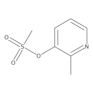 (2-Methylpyridin-3-yl) methanesulfonate Structure