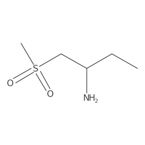 1-Methanesulfonylbutan-2-amine Structure