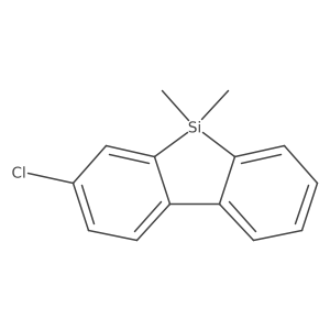 3-Chloro-5,5-dimethyl-5H-dibenzo[b,d]silole结构式