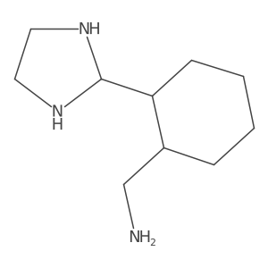 Cyclohexanemethanamine, 2-(2-imidazolidinyl)- Structure