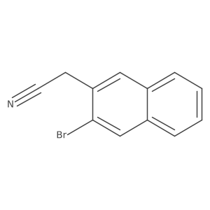 2-(3-Bromonaphthalen-2-yl)acetonitrile Structure
