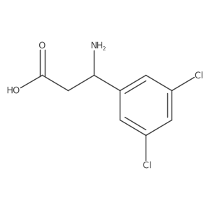 (3R)-3-amino-3-(3,5-dichlorophenyl)propanoic acid Structure
