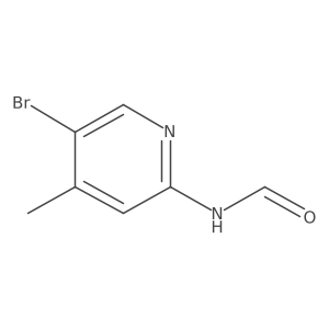 N-(5-Bromo-4-methylpyridin-2-yl)formamide Structure