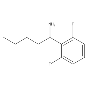 1-(2,6-Difluorophenyl)pentan-1-amine结构式