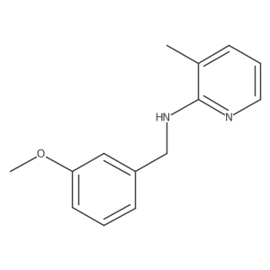 N-(3-methoxybenzyl)-3-methylpyridin-2-amine结构式