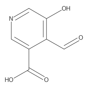 4-Formyl-5-hydroxynicotinic acid Structure