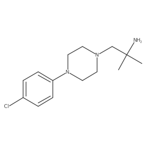 1-[4-(4-Chlorophenyl)piperazin-1-yl]-2-methylpropan-2-amine结构式