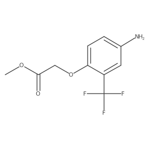 Methyl 2-[4-amino-2-(trifluoromethyl)phenoxy]acetate Structure