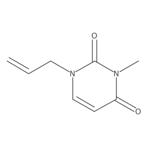3-Methyl-1-(prop-2-en-1-yl)-1,2,3,4-tetrahydropyrimidine-2,4-dione Structure