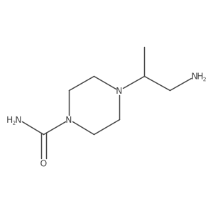 4-(1-Aminopropan-2-yl)piperazine-1-carboxamide Structure