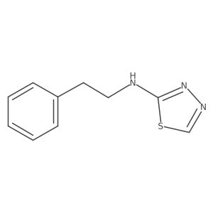 N-(2-phenylethyl)-1,3,4-thiadiazol-2-amine Structure