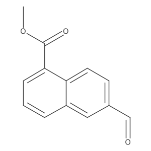 Methyl 6-formyl-1-naphthoate结构式