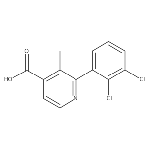 2-(2,3-Dichlorophenyl)-3-methylisonicotinic acid Structure