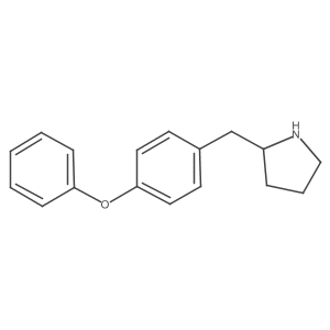 2-[(4-Phenoxyphenyl)methyl]pyrrolidine Structure