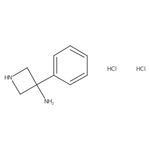 3-Phenylazetidin-3-amine dihydrochloride结构式