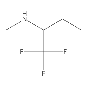 (S)-N-Methyl-1,1,1-trifluoro-2-butylamine结构式