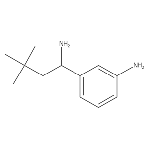 1-(3-Aminophenyl)-3,3-dimethylbutylamine Structure