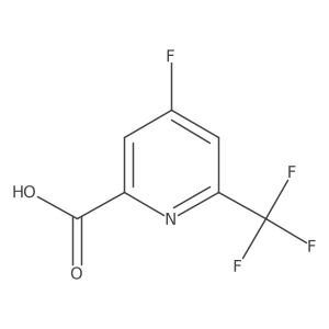 4-Fluoro-6-(trifluoromethyl)picolinic acid结构式