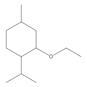 (1S,2R,4R)-2-ethoxy-4-methyl-1-propan-2-ylcyclohexane结构式