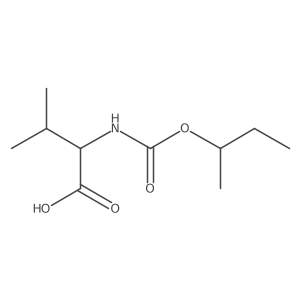 N-[(1-Methylpropoxy)carbonyl]-L-valine结构式