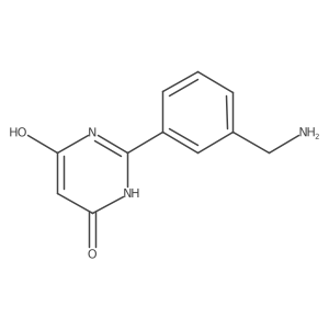 2-(3-(Aminomethyl)phenyl)pyrimidine-4,6-diol Structure
