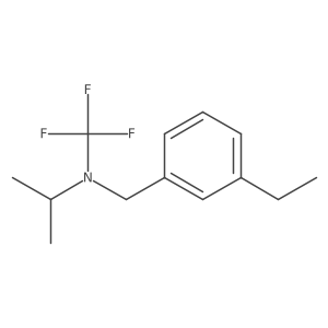 N-(3-ethylbenzyl)-N-(trifluoromethyl)propan-2-amine Structure